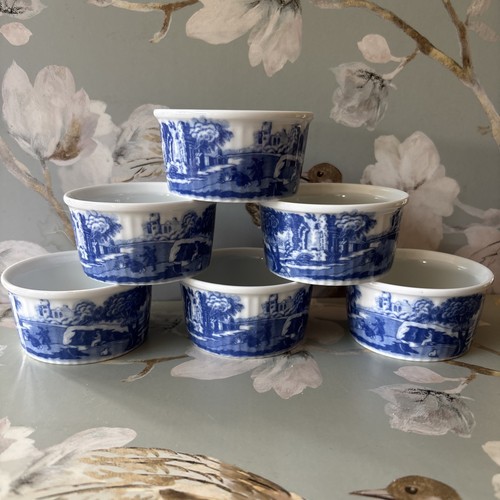 Spode blue italian set - spode,