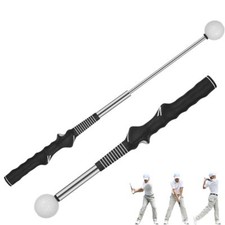 Retractable Golf Swing Training Aid Golf Grip Trainer Indoor Warm-up Practice UK