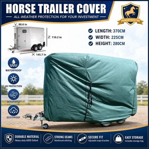 Full horse box trailer - horse,