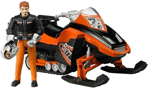 Bruder snowmobile with driver - bruder,