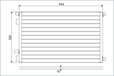 817608 Valeo condenser, air