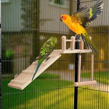 Bird Wooden Play Gyms Stands Play Ground Playstand Bird Perches Cage Toys Parrot