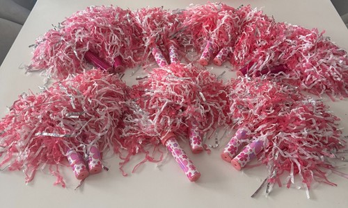 Kids pom poms 7 pairs - 7,