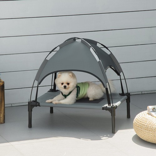 Pawhut 61cm elevated dog bed - pawhut,