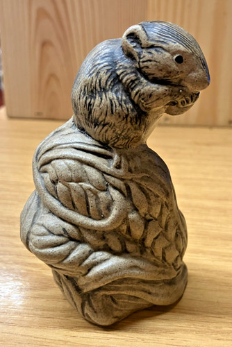 Poole pottery stoneware mouse - pottery,