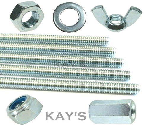 All thread threaded - all, rod