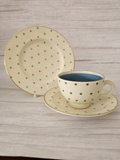 Susie Cooper China Trio. Blue