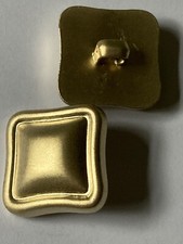 Large Square Matte Gold Effect