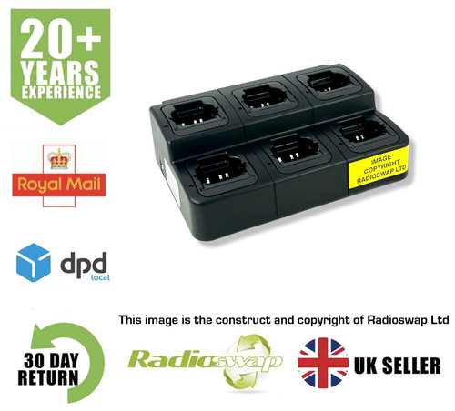Six bay charger fits icom - charger,