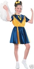 GIRLS CHEERLEADER SPORT BLUE