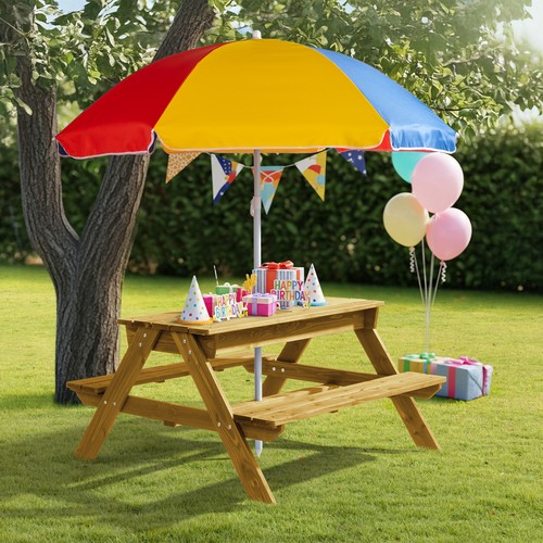 Wooden kids picnic - in, 1
