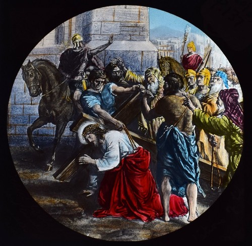 Jesus falls the first - jesus,
