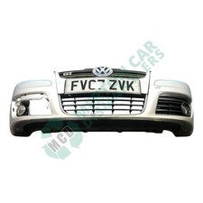 VW GOLF 2007 GT  SPORT  MK5 SILVER BUMPER FRONT -