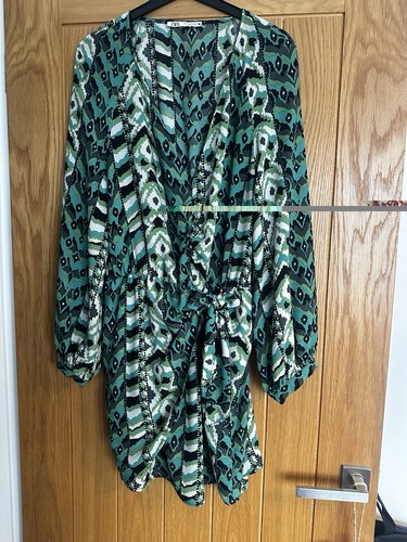 Zara green patterned - green,
