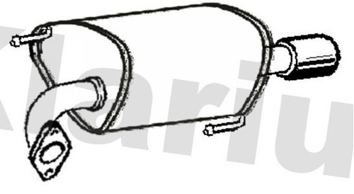 Klarius su120c muffler - su120c,