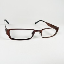 FCUK eyeglasses BROWN RECTANGLE glasses frame MOD: RUBBED AWAY