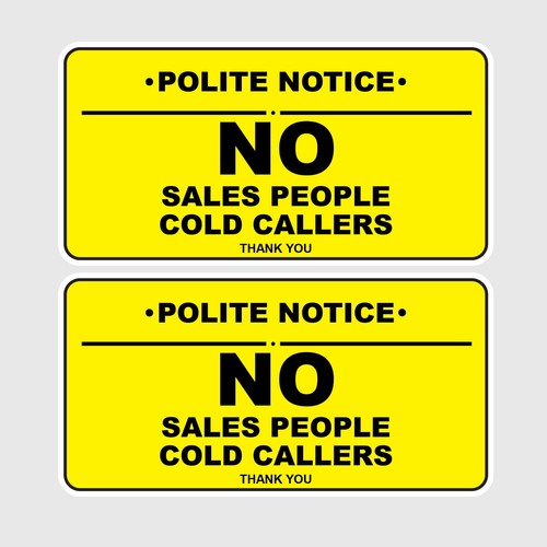 Stop sales people - stop,
