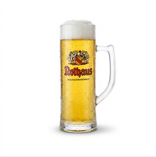 Rothaus Glass Pint Tankard