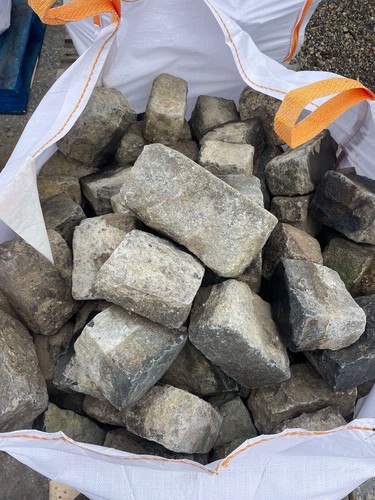 Reclaimed granite cobble - reclaimed,
