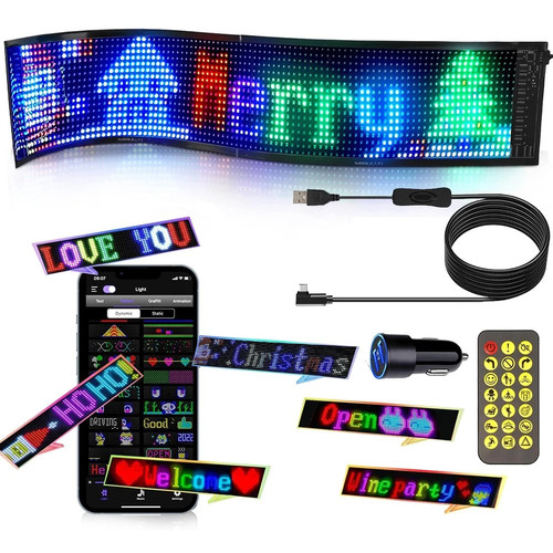 Car rgb led sign scrolling - rgb,
