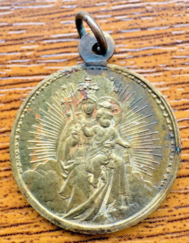 Religious medal madonna - medal,