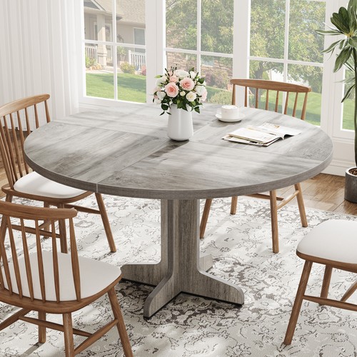 Round dining table for 6 - dining,