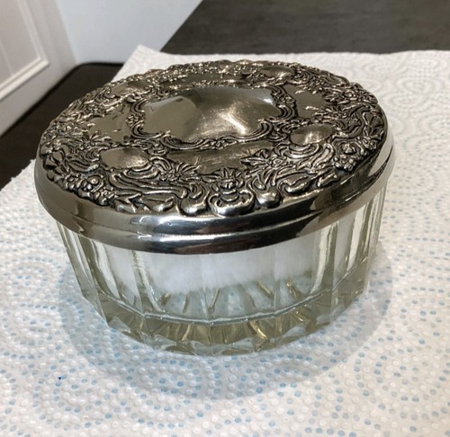 Vintage glass silver - &,