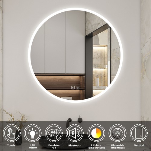 Round bathroom led - led, with