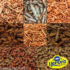 HERONS DRIED FOOD Whole Fish, Shrimp, Silkworm, Grasshoppers, Mealworm, Gammarus