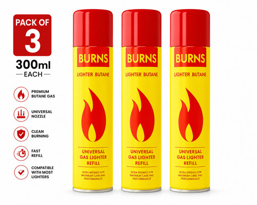 Burns butane universal gas - burns,
