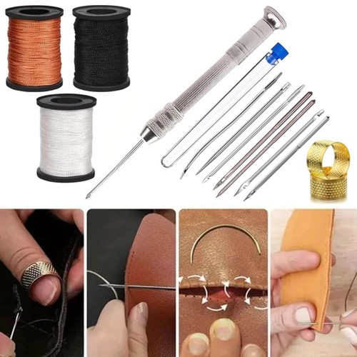Leather sewing awl set shoes - sewing,