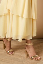 Oasis Gold Heels Womens