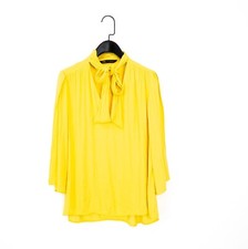 Zara Bright Yellow V-Neck