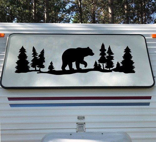 Bear forest scene rv - forest,