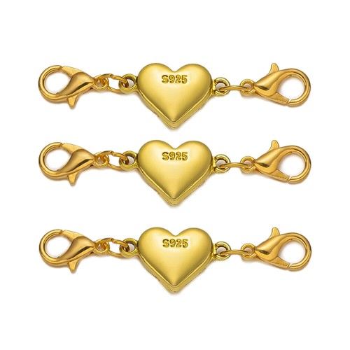 Gold heart 925 sterling - heart,
