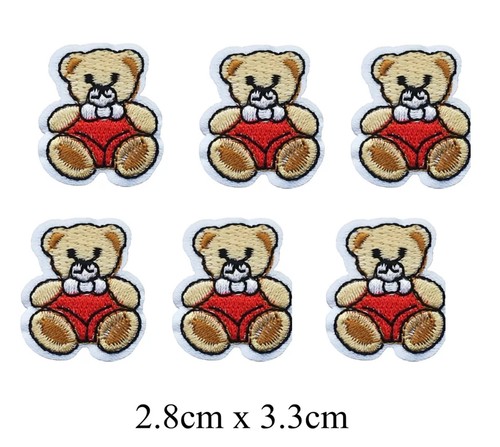 Small bear bears - small, red