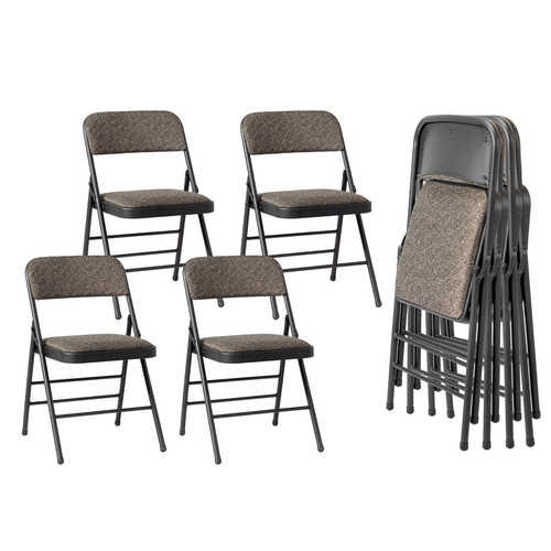 Metal folding chair high back - high,