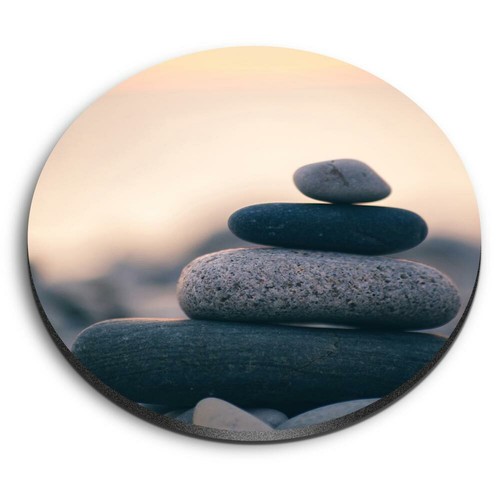 Round mdf magnets stacked - round,