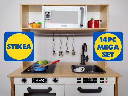 Play kitchen vinyl - kitchen, set