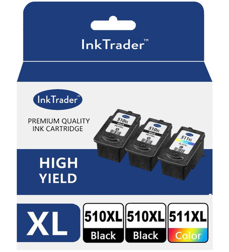 Refilled canon 510xl - black, x2