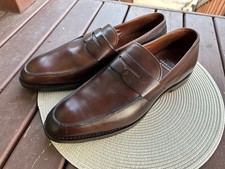 Unworn near mint Brooks Brothers Penny Loafers Men’s 13 Brown Leather Shoes