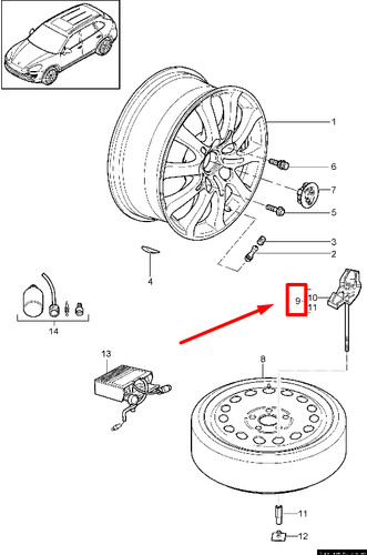 Porsche cayenne 92a spare - cayenne,