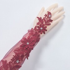 Lace Embroidery Banquet Gloves