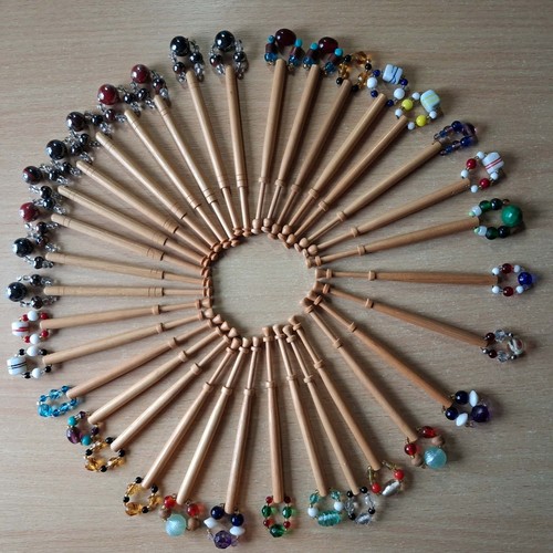 Set lace making bobbins - lace,