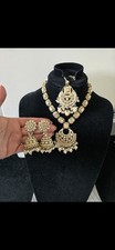 New Indian/pakistani  Necklace With Earrings And Tikka