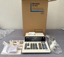Sharp Compet CS-2635 Retro Calculator Printer - New in Box