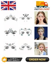 6 Pcs Face Jewels