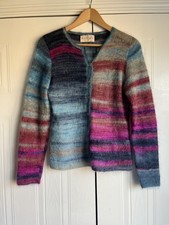 Rowan Lisa Richardson Belle Hand Knit Silk Mohair Blend Kidsilk Haze Cardigan S
