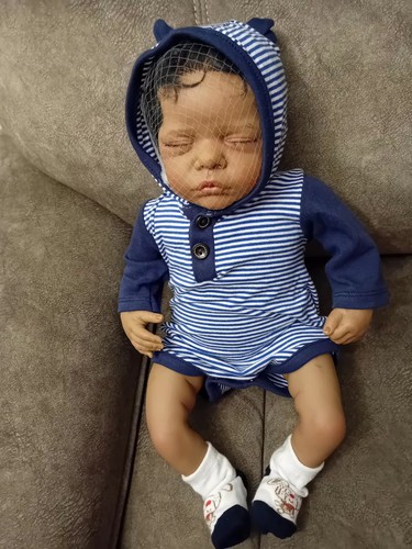 Black african baby - black,
