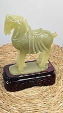 Oriental Style Faux Jade Horse